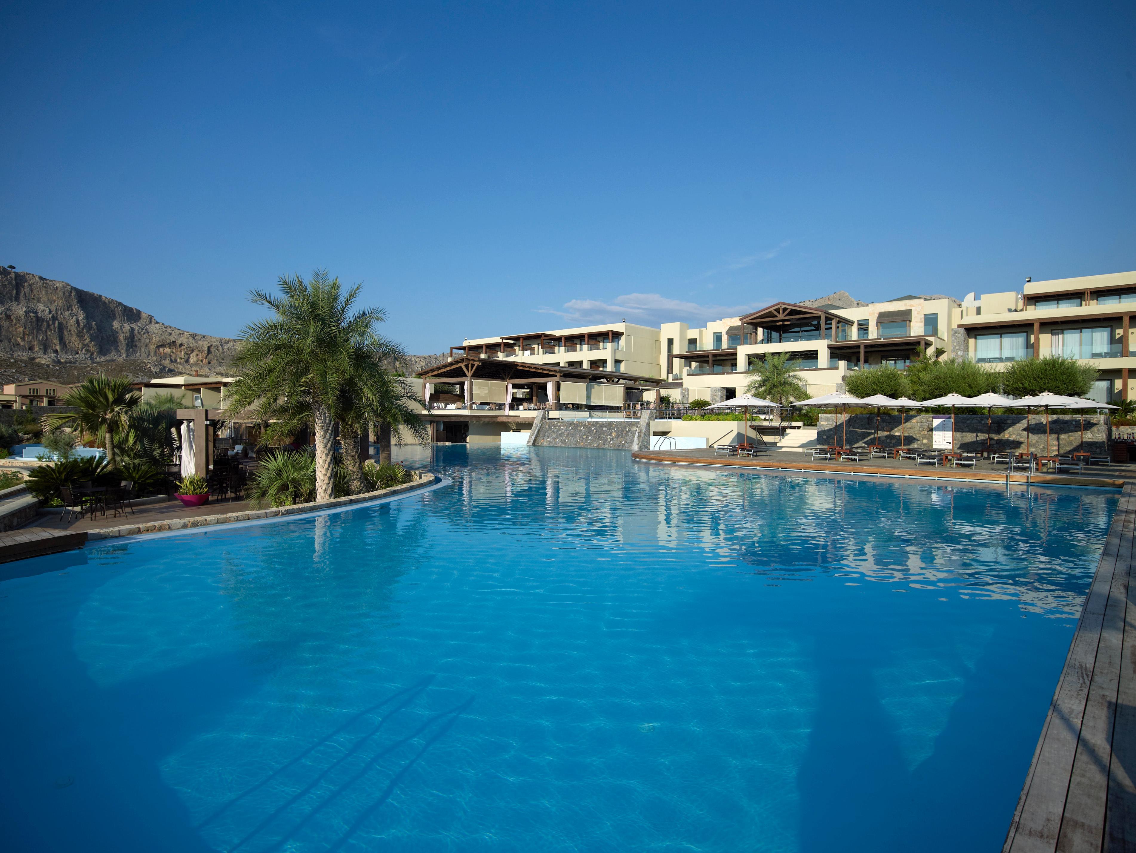 Aquagrand Exclusive Deluxe Resort Lindos - Adults Only מראה חיצוני תמונה