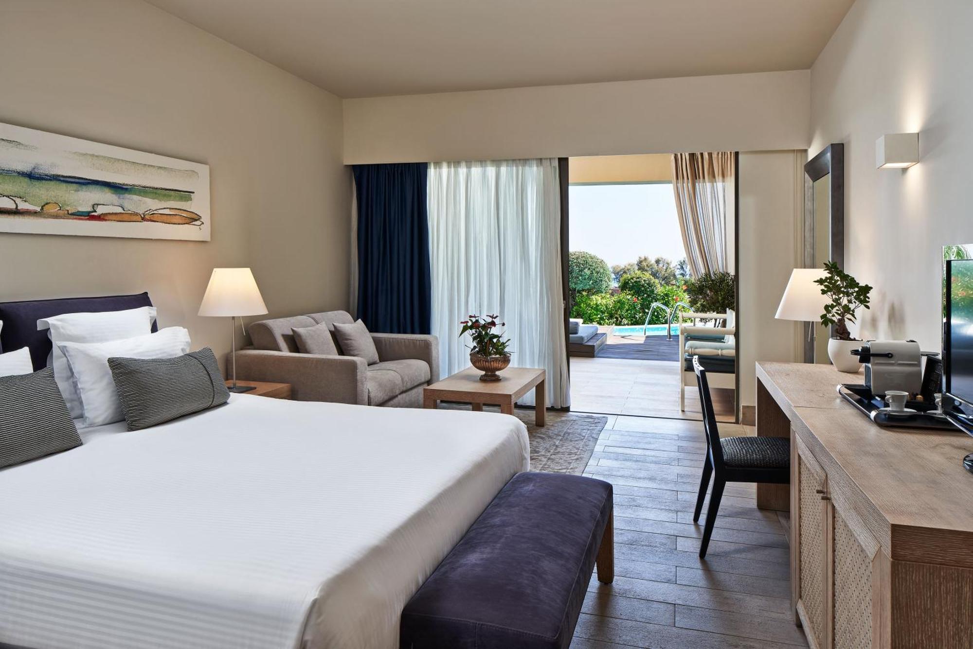 Aquagrand Exclusive Deluxe Resort Lindos - Adults Only מראה חיצוני תמונה