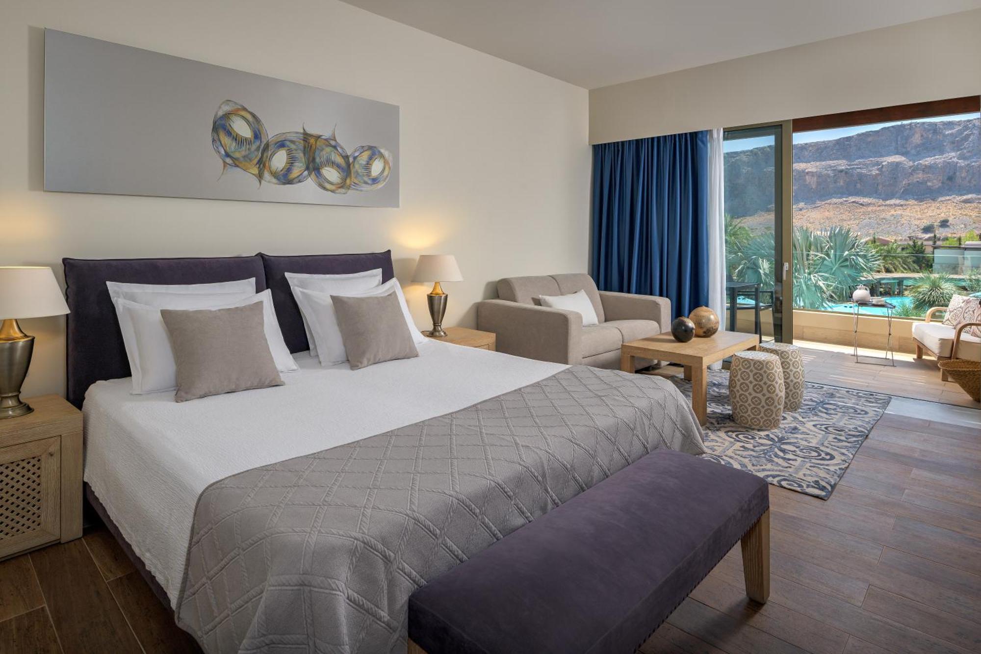 Aquagrand Exclusive Deluxe Resort Lindos - Adults Only מראה חיצוני תמונה