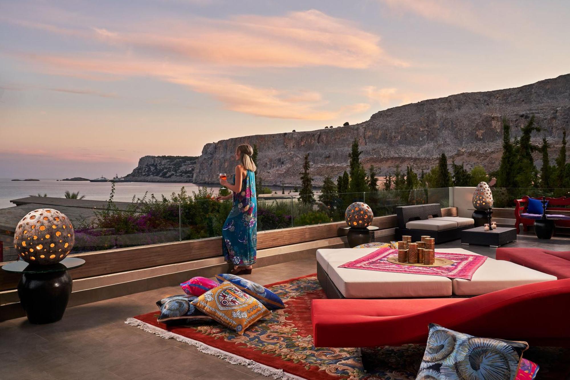 Aquagrand Exclusive Deluxe Resort Lindos - Adults Only מראה חיצוני תמונה