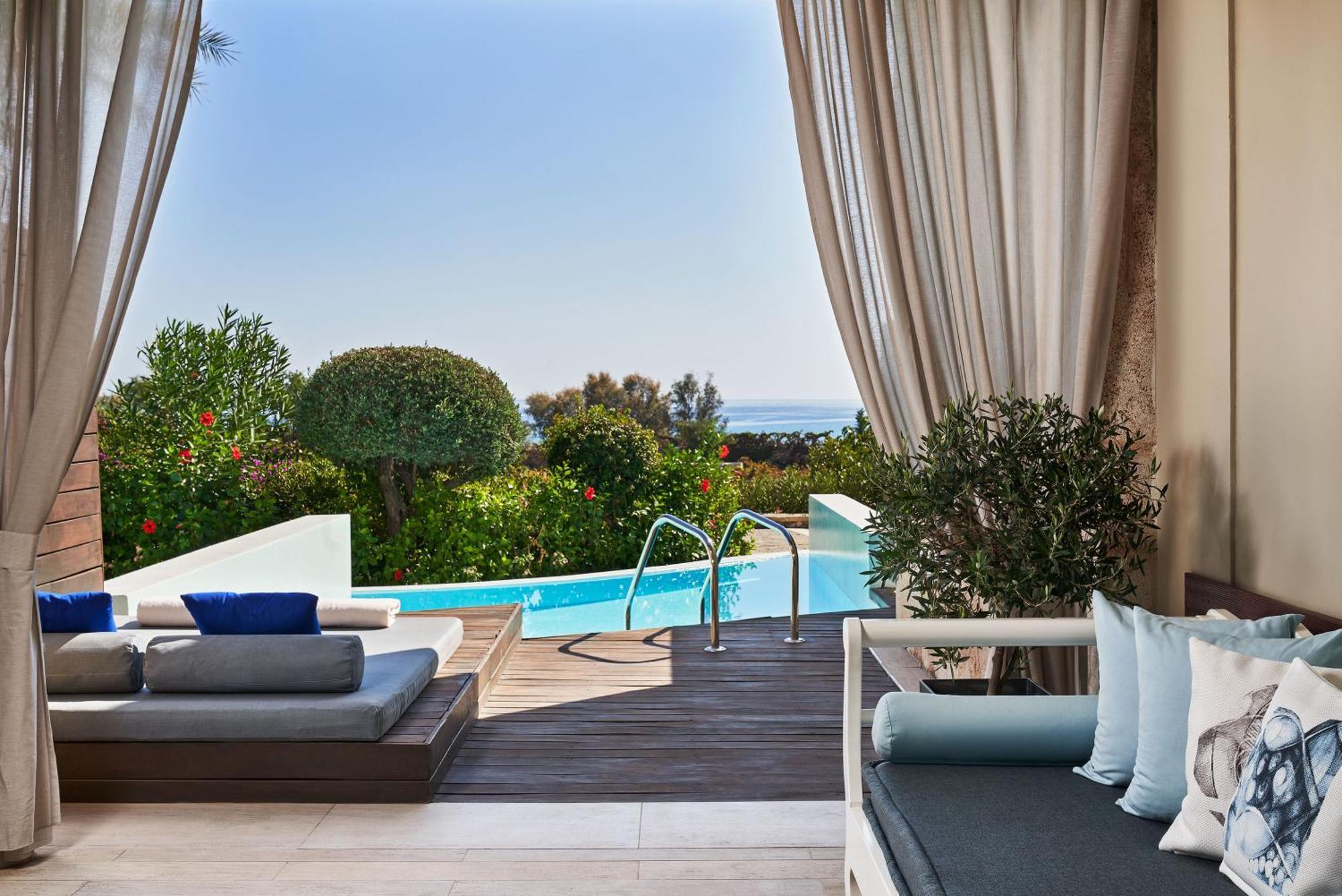 Aquagrand Exclusive Deluxe Resort Lindos - Adults Only מראה חיצוני תמונה