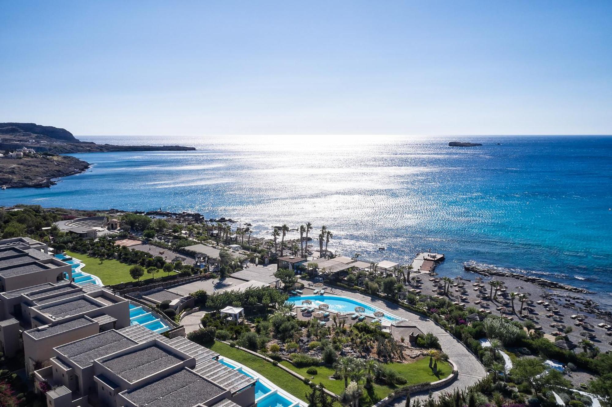 Aquagrand Exclusive Deluxe Resort Lindos - Adults Only מראה חיצוני תמונה
