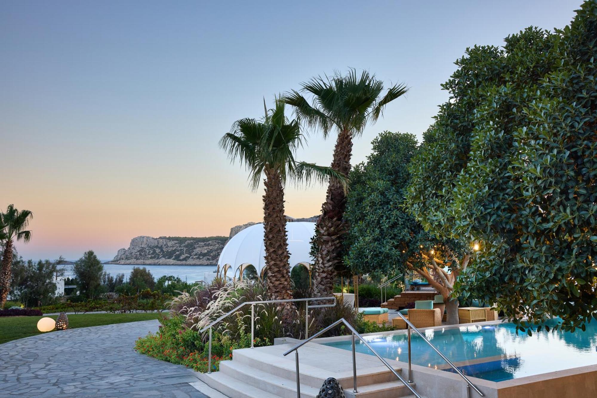 Aquagrand Exclusive Deluxe Resort Lindos - Adults Only מראה חיצוני תמונה