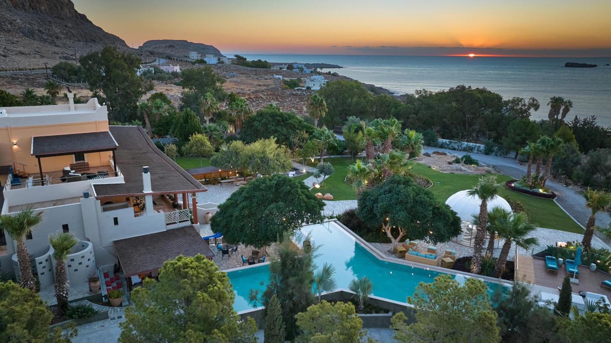 Aquagrand Exclusive Deluxe Resort Lindos - Adults Only מראה חיצוני תמונה